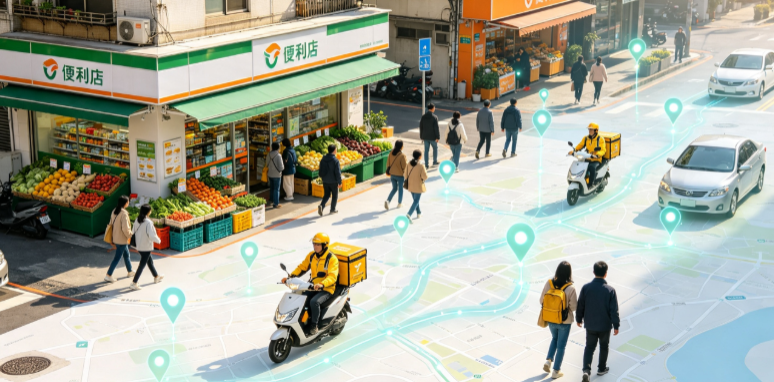 韩城市渗透衣食住行，GEO 地理空间技术重塑大众日常消费服务场景