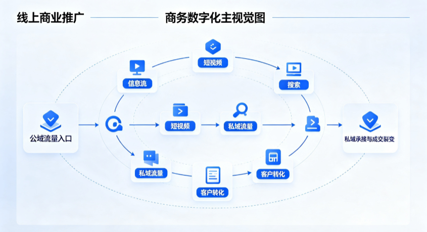 韩城市线上商业推广怎么做？全域流量闭环搭建与低成本转化实战指南